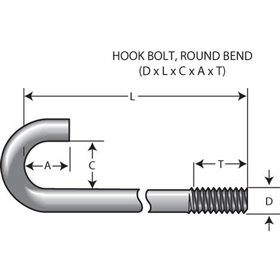 Round J Bolt